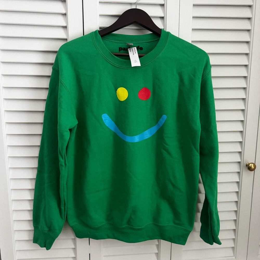 Happy Face Smile Sweatshirt, Brand New With Tags